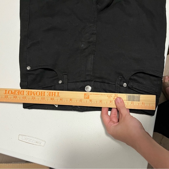 Good American Black Wash Good Legs Crop Skinny Jeans 4 27 Inches T2 - Picture 9 of 9